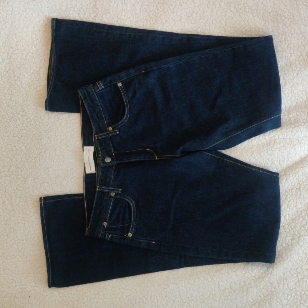 PD&C Low Rise Dark Wash Flare Jeans